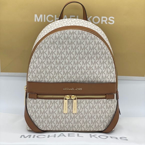 MICHAEL KORS KENLY MEDIUM BACKPACK VANILLA - Picture 3 of 16